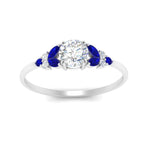 Load image into Gallery viewer, marquise-accented-sapphire-round-cut-engagement-ring-in-white-gold-FD9933RORGSABLANGLE5-NL-WG.jpg?v=1769496546