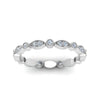 Load image into Gallery viewer, marquise-and-dot-stacked-wedding-band-ring-in-white-gold-FD8641B-NL-WG.jpg