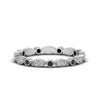 Load image into Gallery viewer, marquise-and-dot-stacked-wedding-band-ring-with-black-diamond-in-white-gold-FD8641BGBLACK-NL-WG.jpg