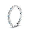 Load image into Gallery viewer, marquise-and-dot-stacked-wedding-band-ring-with-blue-topaz-in-white-gold-FD8641BGICBLTO-NL-WG.jpg