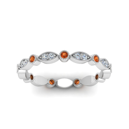 marquise-and-dot-stacked-wedding-band-ring-with-orange-sapphire-in-white-gold-FD8641BGSAOR-NL-WG.jpg