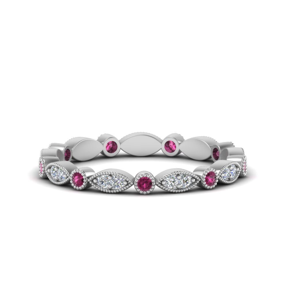 marquise-and-dot-stacked-wedding-band-ring-with-pink-sapphire-in-white-gold-FD8641BGSADRPI-NL-WG.jpg