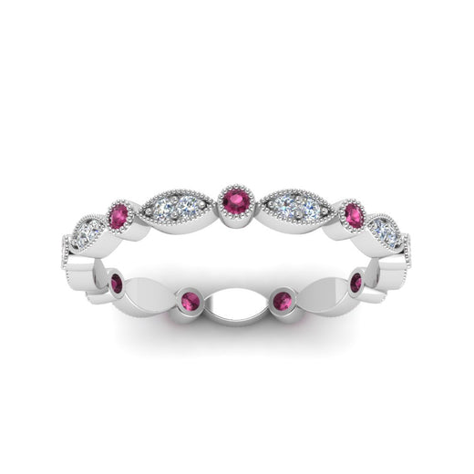 marquise-and-dot-stacked-wedding-band-ring-with-pink-sapphire-in-white-gold-FD8641BGSADRPI-NL-WG.jpg