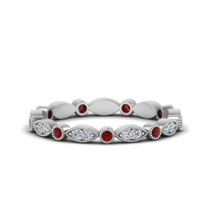 0.35 Ct. Art Deco Diamond Eternity Band
