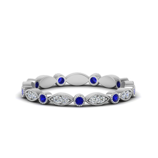 marquise-and-dot-stacked-wedding-band-ring-with-sapphire-in-white-gold-FD8641BGSABL-NL-WG.jpg