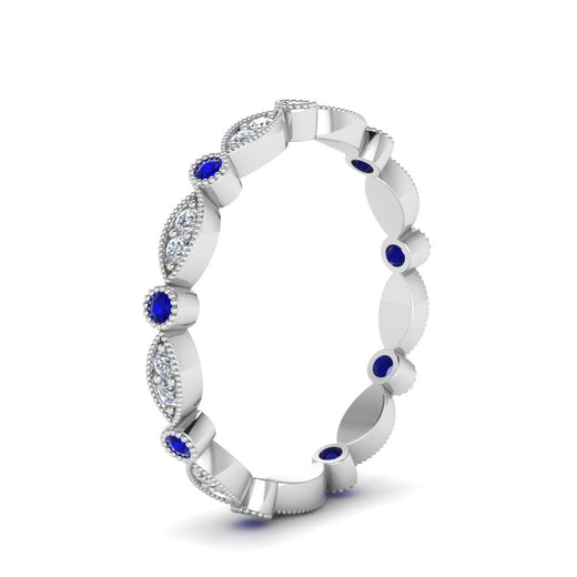 marquise-and-dot-stacked-wedding-band-ring-with-sapphire-in-white-gold-FD8641BGSABL-NL-WG.jpg