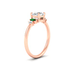 Load image into Gallery viewer, marquise-and-round-accented-emerald-engagement-ring-in-rose-gold-fdenr11621rogemgrangle2-nl-rg.jpg?v=1766474362
