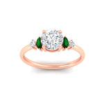 Load image into Gallery viewer, marquise-and-round-accented-emerald-engagement-ring-in-rose-gold-fdenr11621rogemgrangle5-nl-rg.jpg?v=1766474362