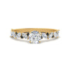 Load image into Gallery viewer, marquise-and-round-black-diamond-classic-vintage-engagement-ring-in-FD11063RORGBLACKANGLE3-NL-YG