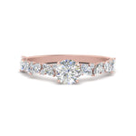 Load image into Gallery viewer, marquise-and-round-diamond-classic-vintage-engagement-ring-in-FD11063RORANGLE3-NL-RG
