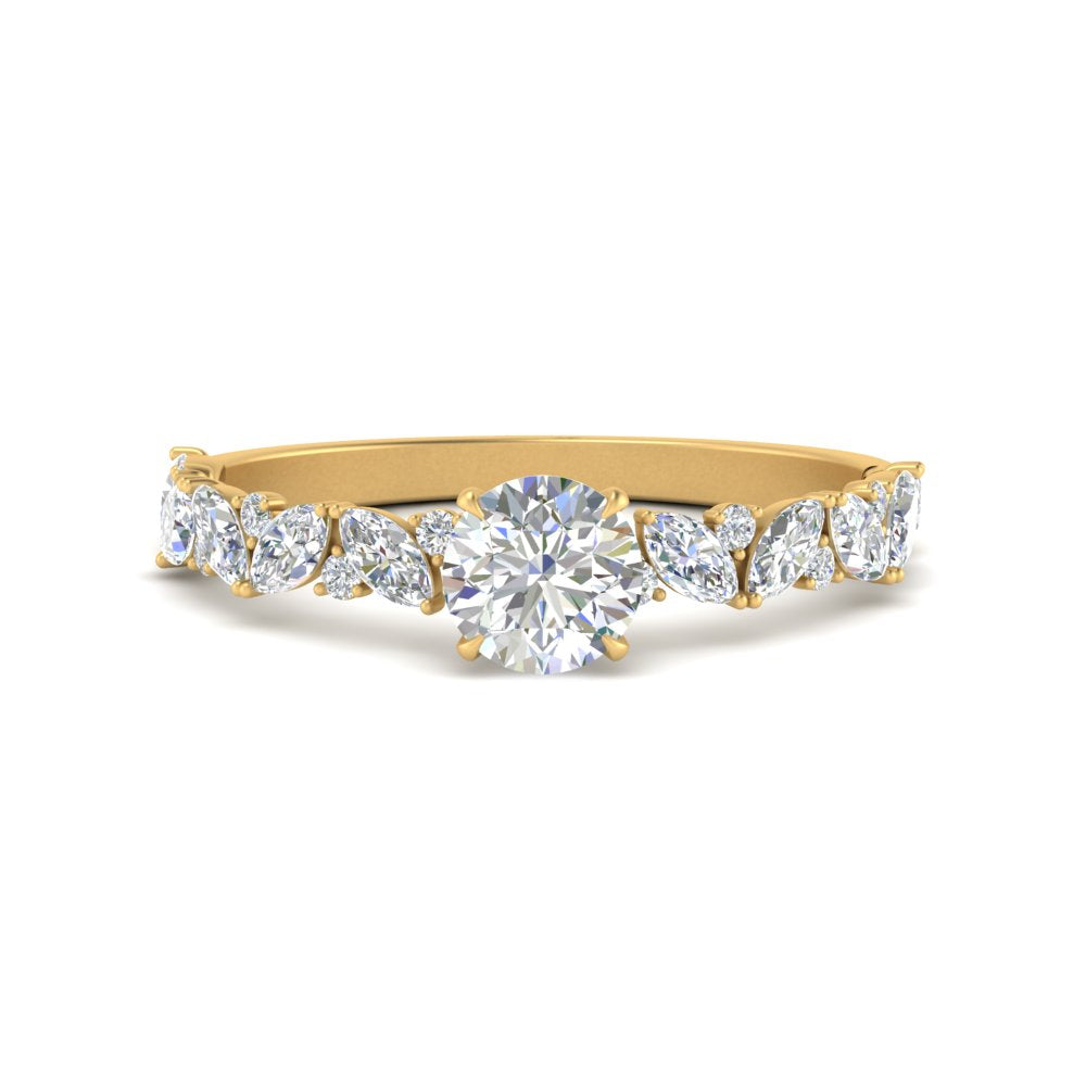 marquise-and-round-diamond-classic-vintage-engagement-ring-in-FD11063RORANGLE3-NL-YG
