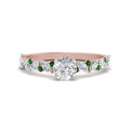 Thumbnail 44 - marquise-and-round-emerald-classic-vintage-engagement-ring-in-FD11063RORGEMGRANGLE3-NL-RG
