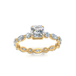 Load image into Gallery viewer, marquise-and-round-eternity-asscher-cut-diamond-engagement-ring-in-yellow-gold-FDEWB9398ASRANGLE5-NL-YG.jpg?v=1756456464