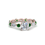Load image into Gallery viewer, marquise-and-round-eternity-asscher-cut-diamond-engagement-ring-with-emerald-in-rose-gold-FDEWB9398ASRGEMGR-NL-RG_088c5085-ad76-4725-bf91-492eb6e16908.jpg?v=1756456618
