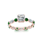 Load image into Gallery viewer, marquise-and-round-eternity-asscher-cut-diamond-engagement-ring-with-emerald-in-rose-gold-FDEWB9398ASRGEMGRANGLE5-NL-RG_1cc82e1e-331d-4236-ad90-44519536c556.jpg?v=1756456618

