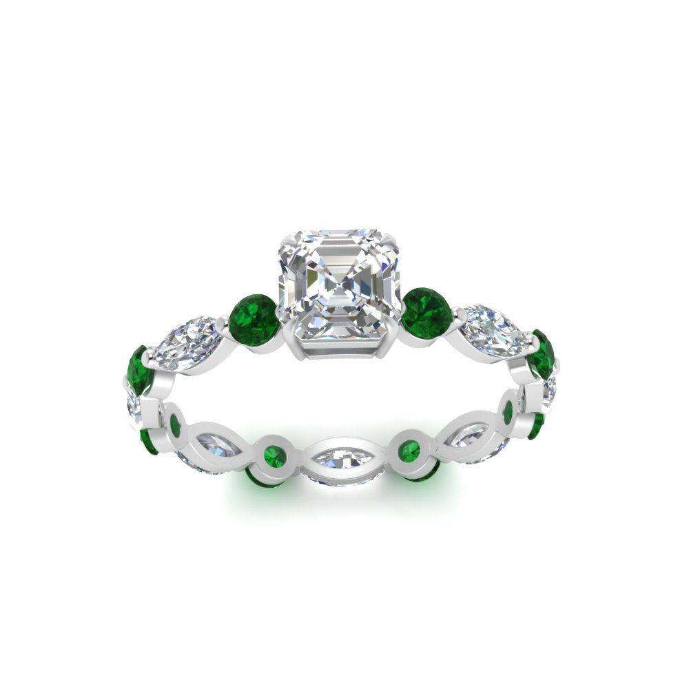 marquise-and-round-eternity-asscher-cut-diamond-engagement-ring-with-emerald-in-white-gold-FDEWB9398ASRGEMGRANGLE5-NL-WG_f10f77f0-0ef4-4cc6-b551-04144716aff7.jpg?v=1756456618