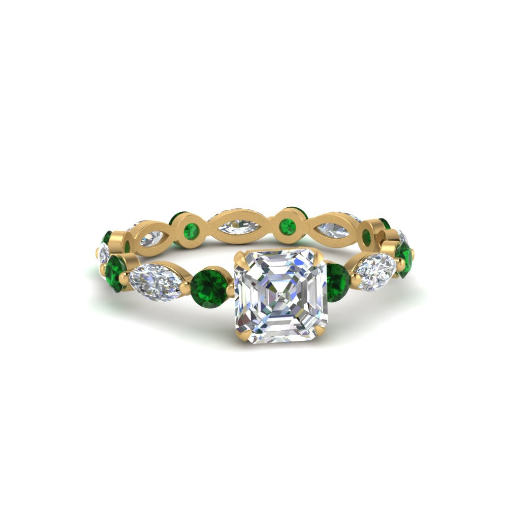 marquise-and-round-eternity-asscher-cut-diamond-engagement-ring-with-emerald-in-yellow-gold-FDEWB9398ASRGEMGR-NL-YG.jpg?v=1756456464