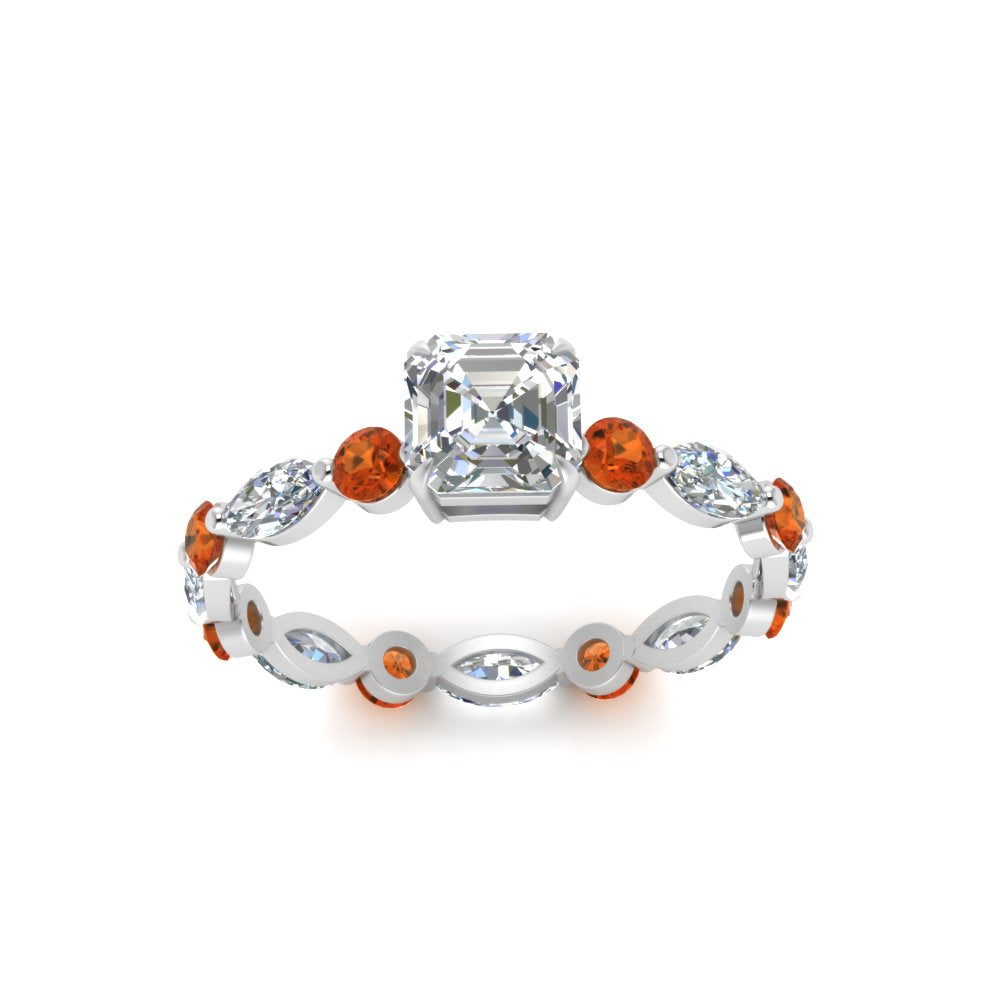 marquise-and-round-eternity-asscher-cut-diamond-engagement-ring-with-orange-sapphire-in-white-gold-FDEWB9398ASRGSAORANGLE5-NL-WG.jpg?v=1756456464