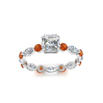 Load image into Gallery viewer, marquise-and-round-eternity-asscher-cut-diamond-engagement-ring-with-orange-sapphire-in-white-gold-FDEWB9398ASRGSAORANGLE5-NL-WG_437efe30-b3a6-4dd1-a29a-94281126c462.jpg?v=1756456618
