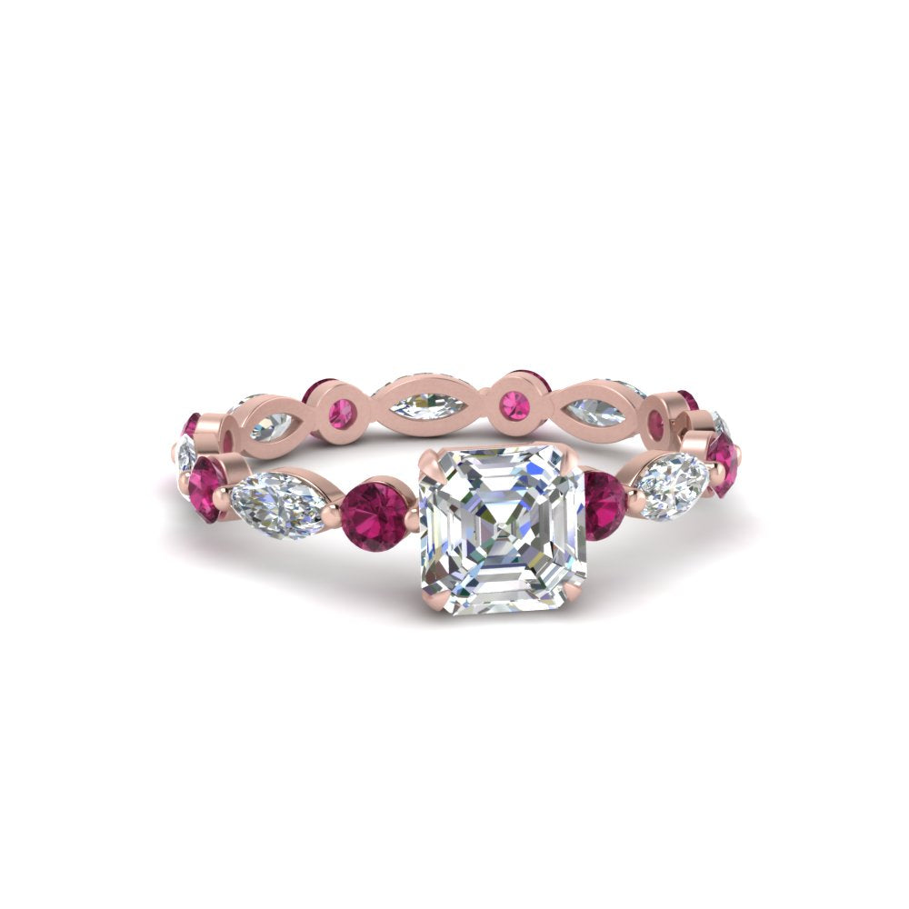 marquise-and-round-eternity-asscher-cut-diamond-engagement-ring-with-pink-sapphire-in-rose-gold-FDEWB9398ASRGSADRPI-NL-RG.jpg?v=1756456464