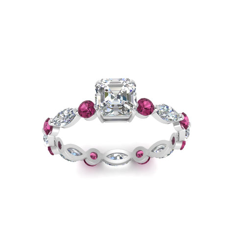 marquise-and-round-eternity-asscher-cut-diamond-engagement-ring-with-pink-sapphire-in-white-gold-FDEWB9398ASRGSADRPIANGLE5-NL-WG.jpg?v=1756456464