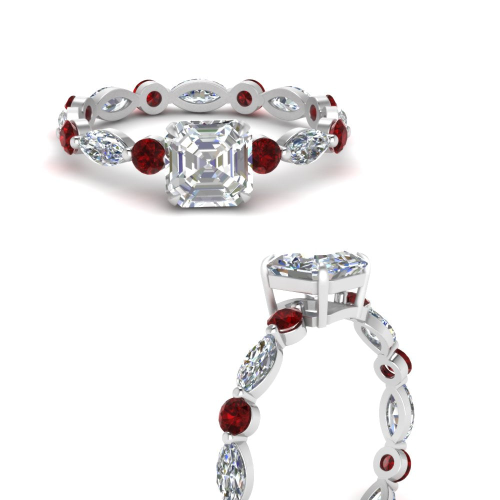 marquise-and-round-eternity-asscher-cut-diamond-engagement-ring-with-ruby-in-white-gold-FDEWB9398ASRGRUDRANGLE3-NL-WG.jpg?v=1756456464