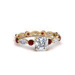 Load image into Gallery viewer, marquise-and-round-eternity-asscher-cut-diamond-engagement-ring-with-ruby-in-yellow-gold-FDEWB9398ASRGRUDR-NL-YG_15f8efdc-e33a-443c-b75b-92afab9ce32b.jpg?v=1756456618
