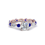 Load image into Gallery viewer, marquise-and-round-eternity-asscher-cut-diamond-engagement-ring-with-sapphire-in-rose-gold-FDEWB9398ASRGSABL-NL-RG_7d996e41-ee1c-4c0e-85a2-21468efc5aa8.jpg?v=1756456618

