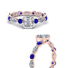 Load image into Gallery viewer, marquise-and-round-eternity-asscher-cut-diamond-engagement-ring-with-sapphire-in-rose-gold-FDEWB9398ASRGSABLANGLE3-NL-RG_ee973459-e62b-4020-818c-16afc113b827.jpg?v=1756456617