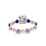 Load image into Gallery viewer, marquise-and-round-eternity-asscher-cut-diamond-engagement-ring-with-sapphire-in-rose-gold-FDEWB9398ASRGSABLANGLE5-NL-RG_77c8bf9e-1dfc-45f9-97d8-4e1fb38f25c5.jpg?v=1756456617
