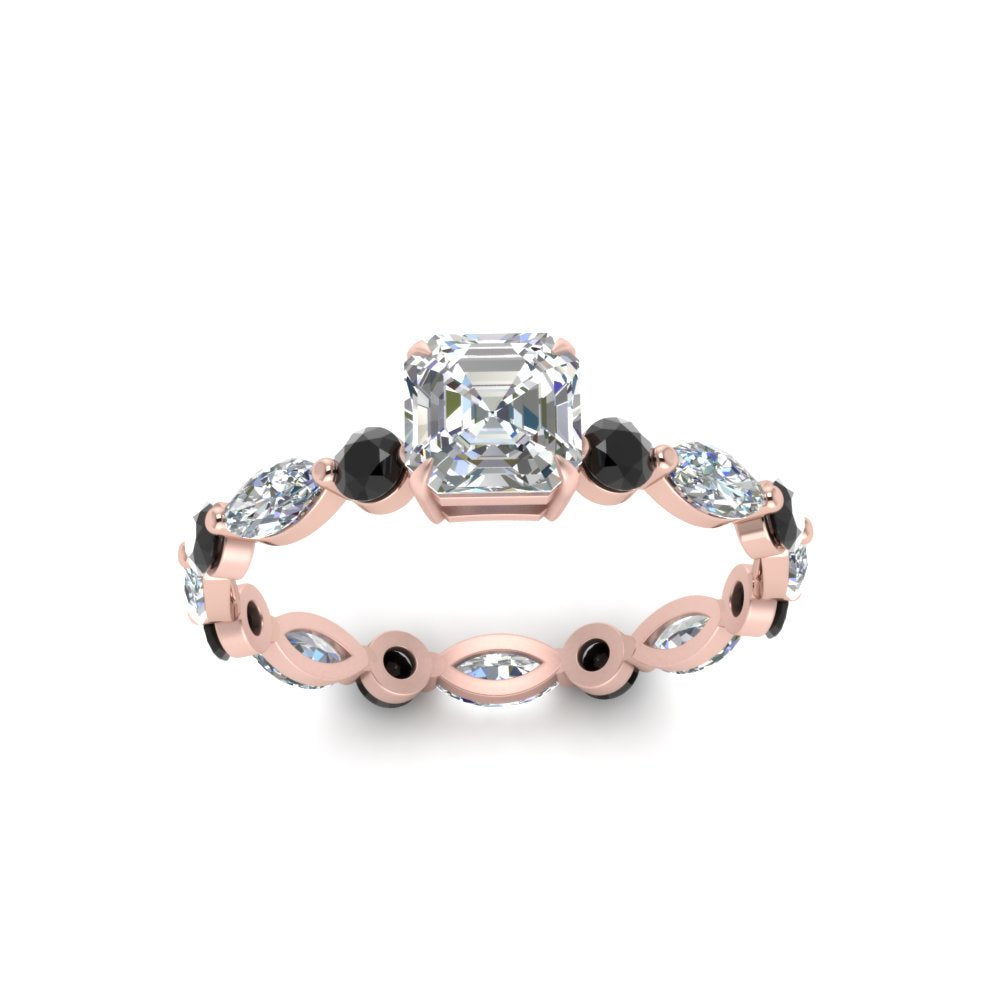 marquise-and-round-eternity-asscher-cut-engagement-ring-with-black-diamond-in-rose-gold-FDEWB9398ASRGBLACKANGLE5-NL-RG.jpg?v=1756456464