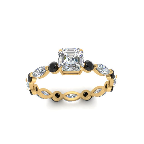 marquise-and-round-eternity-asscher-cut-engagement-ring-with-black-diamond-in-yellow-gold-FDEWB9398ASRGBLACKANGLE5-NL-YG.jpg?v=1756456464