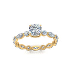 Load image into Gallery viewer, marquise-and-round-eternity-cushion-cut-diamond-engagement-ring-in-yellow-gold-FDEWB9398CURANGLE5-NL-YG.jpg?v=1756456480
