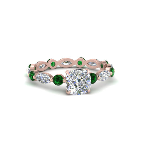 marquise-and-round-eternity-cushion-cut-diamond-engagement-ring-with-emerald-in-rose-gold-FDEWB9398CURGEMGR-NL-RG.jpg?v=1756456481