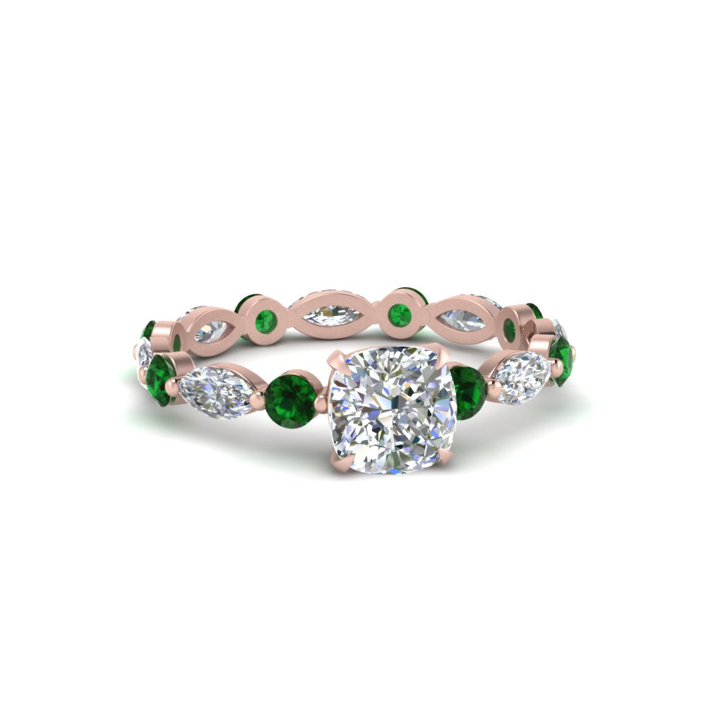 marquise-and-round-eternity-cushion-cut-diamond-engagement-ring-with-emerald-in-rose-gold-FDEWB9398CURGEMGR-NL-RG_637c48a6-0dde-4695-920f-3ceab17f83a3.jpg?v=1756456629
