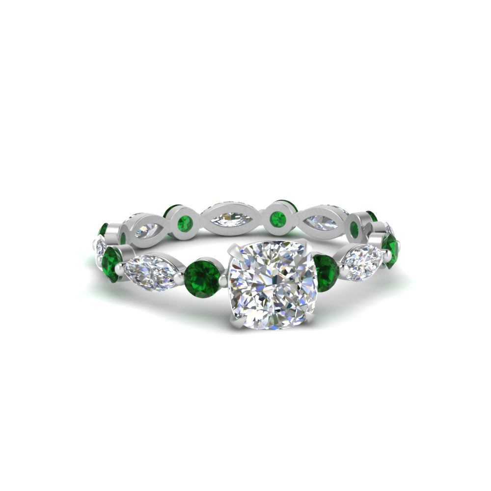 marquise-and-round-eternity-cushion-cut-diamond-engagement-ring-with-emerald-in-white-gold-FDEWB9398CURGEMGR-NL-WG_f0d31aa4-ab48-4e0b-b5df-49942d769407.jpg?v=1756456630