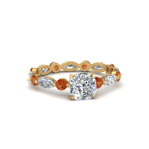 marquise-and-round-eternity-cushion-cut-diamond-engagement-ring-with-orange-sapphire-in-yellow-gold-FDEWB9398CURGSAOR-NL-YG.jpg?v=1756456481