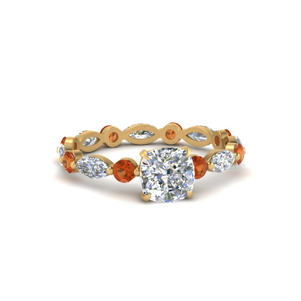 marquise-and-round-eternity-cushion-cut-diamond-engagement-ring-with-orange-sapphire-in-yellow-gold-FDEWB9398CURGSAOR-NL-YG_8cf0f67d-f08f-443e-b3b3-5ca1c45186b4.jpg?v=1756456630