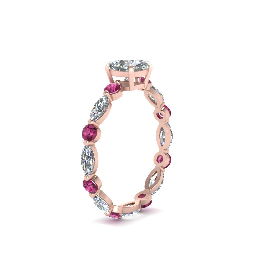 marquise-and-round-eternity-cushion-cut-diamond-engagement-ring-with-pink-sapphire-in-rose-gold-FDEWB9398CURGSADRPIANGLE2-NL-RG.jpg?v=1756456481