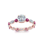 Load image into Gallery viewer, marquise-and-round-eternity-cushion-cut-diamond-engagement-ring-with-pink-sapphire-in-rose-gold-FDEWB9398CURGSADRPIANGLE5-NL-RG_80ac3331-a623-4cf6-9dbc-4779b48796b3.jpg?v=1756456629

