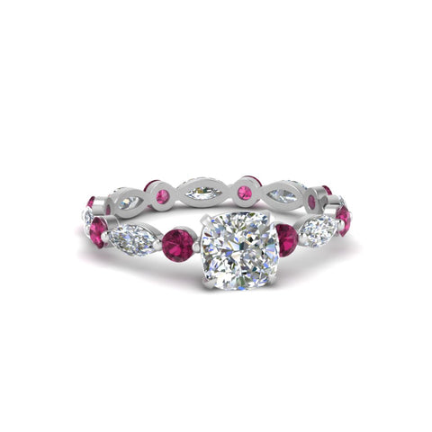 marquise-and-round-eternity-cushion-cut-diamond-engagement-ring-with-pink-sapphire-in-white-gold-FDEWB9398CURGSADRPI-NL-WG.jpg?v=1756456481