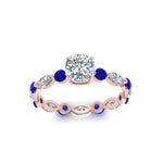 Load image into Gallery viewer, marquise-and-round-eternity-cushion-cut-diamond-engagement-ring-with-sapphire-in-rose-gold-FDEWB9398CURGSABLANGLE5-NL-RG_91f5d560-d914-4171-ab85-3a2d4d14967d.jpg?v=1756456630
