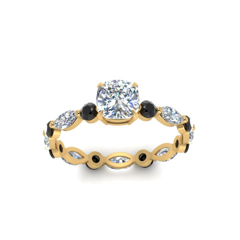 marquise-and-round-eternity-cushion-cut-engagement-ring-with-black-diamond-in-yellow-gold-FDEWB9398CURGBLACKANGLE5-NL-YG.jpg?v=1756456481