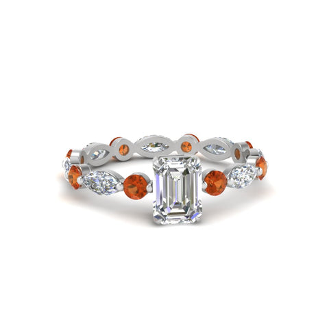 marquise-and-round-eternity-emerald-cut-diamond-engagement-ring-with-orange-sapphire-in-white-gold-FDEWB9398EMRGSAOR-NL-WG_3942c304-3878-4fab-8cde-51015d01952a.jpg?v=1756456641
