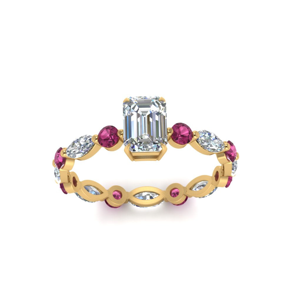 marquise-and-round-eternity-emerald-cut-diamond-engagement-ring-with-pink-sapphire-in-yellow-gold-FDEWB9398EMRGSADRPIANGLE5-NL-YG.jpg?v=1756456494
