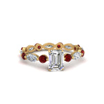 Load image into Gallery viewer, marquise-and-round-eternity-emerald-cut-diamond-engagement-ring-with-ruby-in-yellow-gold-FDEWB9398EMRGRUDR-NL-YG_9f5e1cd3-a47a-4e28-8bdb-4a26515ff537.jpg?v=1756456642
