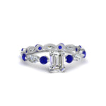 Load image into Gallery viewer, marquise-and-round-eternity-emerald-cut-diamond-engagement-ring-with-sapphire-in-white-gold-FDEWB9398EMRGSABL-NL-WG_5a2e58df-7084-4f81-8b1d-cedea294be36.jpg?v=1756456642
