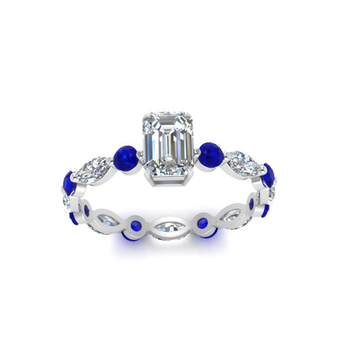 marquise-and-round-eternity-emerald-cut-diamond-engagement-ring-with-sapphire-in-white-gold-FDEWB9398EMRGSABLANGLE5-NL-WG.jpg?v=1756456494