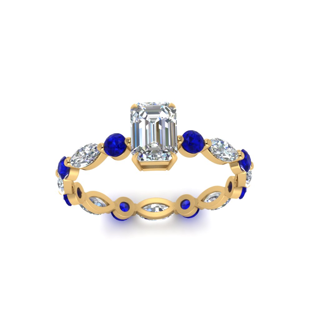 marquise-and-round-eternity-emerald-cut-diamond-engagement-ring-with-sapphire-in-yellow-gold-FDEWB9398EMRGSABLANGLE5-NL-YG.jpg?v=1756456494