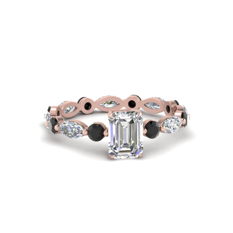 marquise-and-round-eternity-emerald-cut-engagement-ring-with-black-diamond-in-rose-gold-FDEWB9398EMRGBLACK-NL-RG.jpg?v=1756456494
